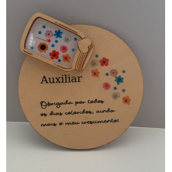 Placa Decorativa de Agradecimento