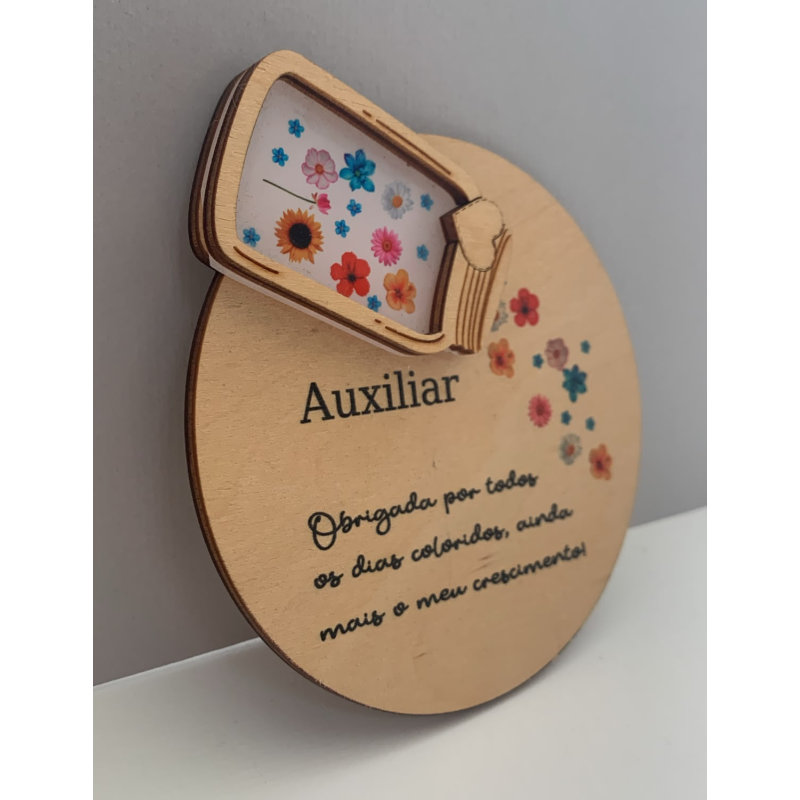 Placa Decorativa de Agradecimento